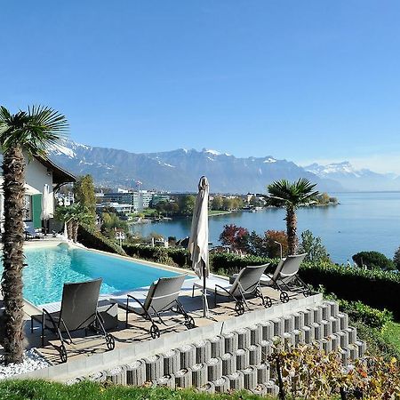 Corseaux Beach Rooms-Riviera Beach Apartments Vevey Kültér fotó