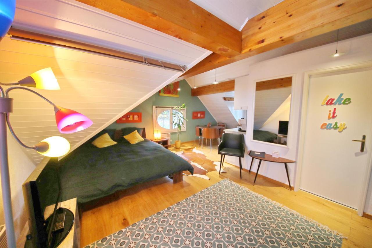 Corseaux Beach Rooms-Riviera Beach Apartments Vevey Kültér fotó