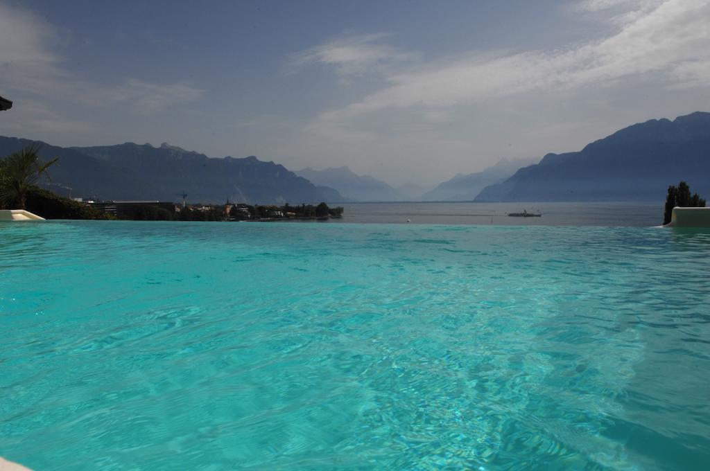 Corseaux Beach Rooms-Riviera Beach Apartments Vevey Kültér fotó