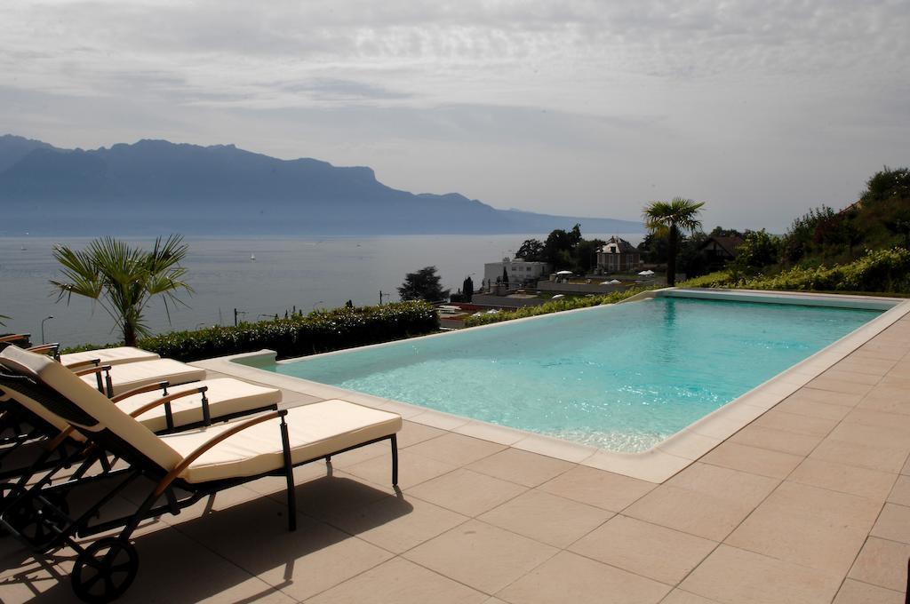Corseaux Beach Rooms-Riviera Beach Apartments Vevey Kültér fotó