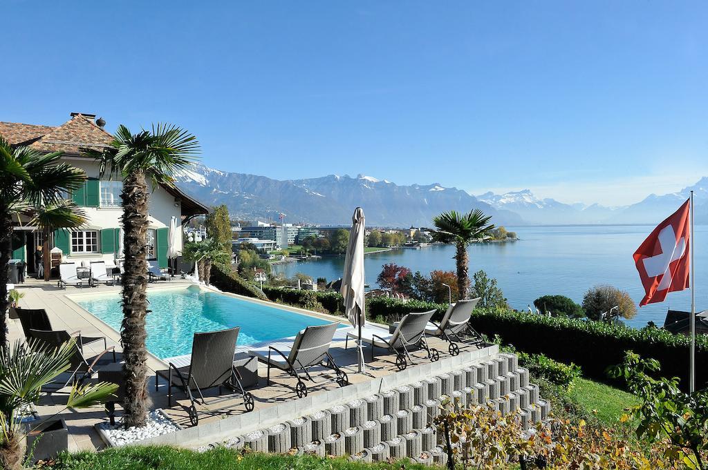 Corseaux Beach Rooms-Riviera Beach Apartments Vevey Kültér fotó